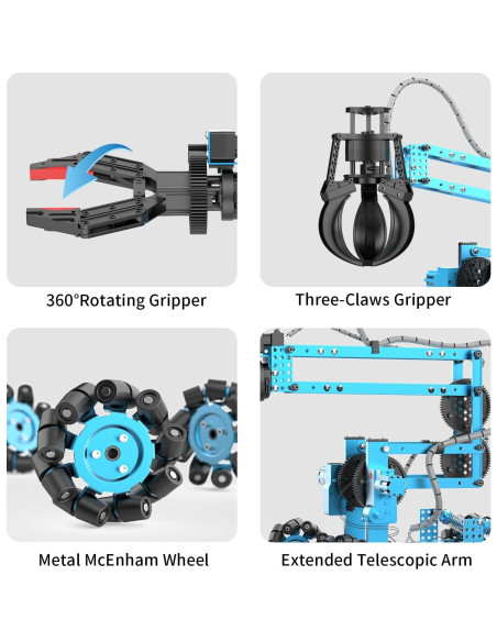 Brazo Robótico YAZHIYI K3 Control Remoto 360 Flexible