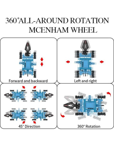 Brazo Robótico YAZHIYI K3 Control Remoto 360 Flexible