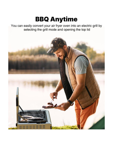 Horno de Aire Frito JOYAMI 18QT 1600W Multifuncional 9 en 1