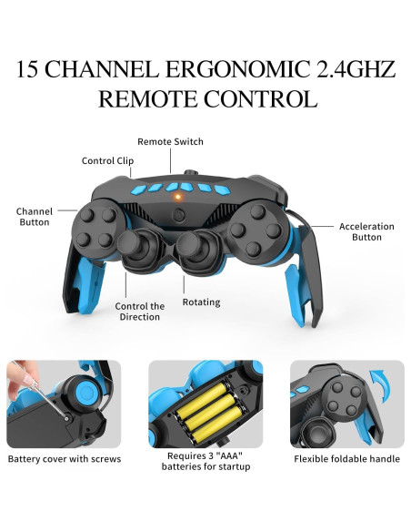 Brazo Robótico YAZHIYI K3 Control Remoto 360 Flexible