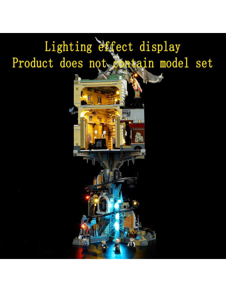 Kit de Luz LED GEAMENT para Lego Harry Potter Gringotts