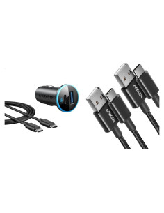 Cable USB a USB C Anker 0.91 m 2 Paquete Carga Rápida