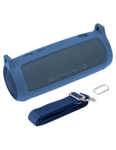 Funda de Silicona Suave co2CREA para JBL Flip 6 Azul