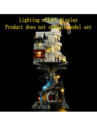Kit de Luz LED GEAMENT para Lego Harry Potter Gringotts