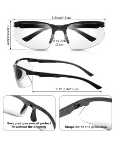 Gafas de Seguridad Kathfly 36 Pcs Policarbonato Anti Rayones 2