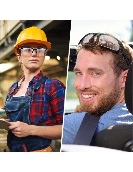 Gafas de Seguridad Kathfly 36 Pcs Policarbonato Anti Rayones