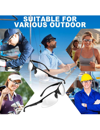 Gafas de Seguridad Kathfly 36 Pcs Policarbonato Anti Rayones