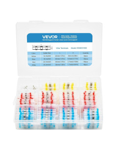 Kit de Conectores de Empalme Termoretráctiles VEVOR 330PCS