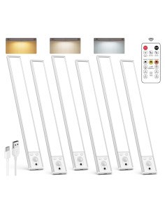 Iluminación Bajo Gabinete Inalámbrica LENOMA 62 LED 3 Colores