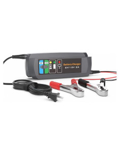Cargador de Batería Automotriz Erayak 2A 6V/12V Inteligente