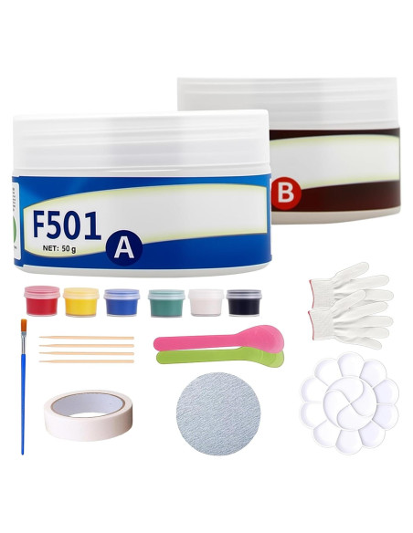 Kit de Reparación de Fibra de Vidrio Krbnk KB-XBG 100g