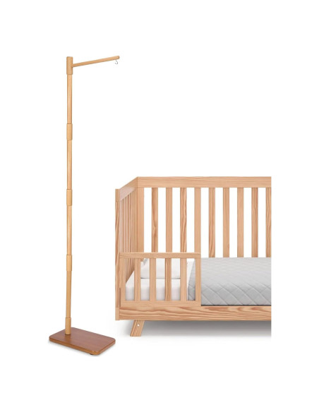 Brazo Móvil de Cuna de Pie LLIU 165 cm Madera de Haya Ajustable