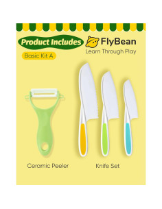 Juego de cuchillos Montessori para niños Ensiven - Kit básico 2