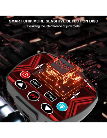 Detector de Metales JYDETOOR JYD-MD01 IP68 5 Modos 25,4 cm