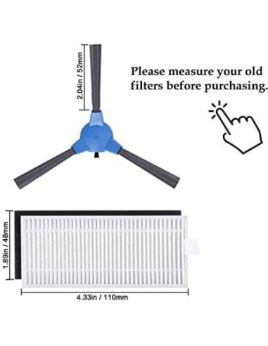Piezas de Repuesto Kyvol Cybovac E20 E30 E31 - Filtros y Cepillos