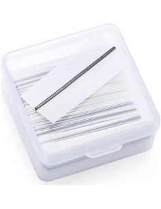 40 Piezas Pestañas Falsas Autoadhesivas Baolaili 12cm 2