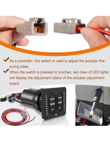 Kit Interruptor Táctil LED Lenco Marine QP-2241 27x20cm