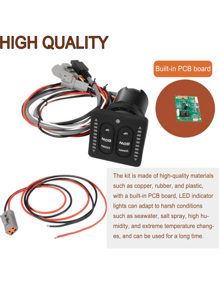 Kit Interruptor Táctil LED Lenco Marine QP-2241 27x20cm