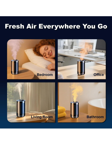 Ambientador de Aire Inteligente para Coche PYXOND 50ml 5 Modos