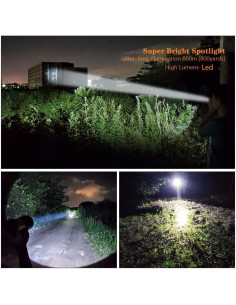 Linterna LED Recargable MAYTHANK 6000 Lúmenes Largo Alcance 2