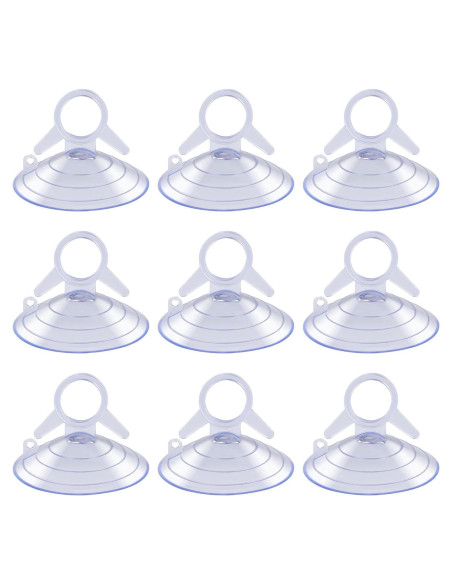 Ventosas de Plástico Transparentes Balacoo 12 Pcs 45mm