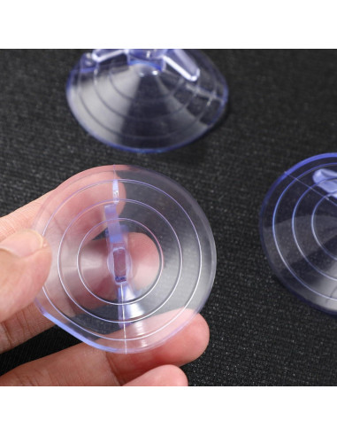 Ventosas de Plástico Transparentes Balacoo 12 Pcs 45mm