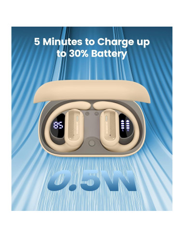 Auriculares Traductores AI Bluetooth TAGRY A12 164 Idiomas Caramelo