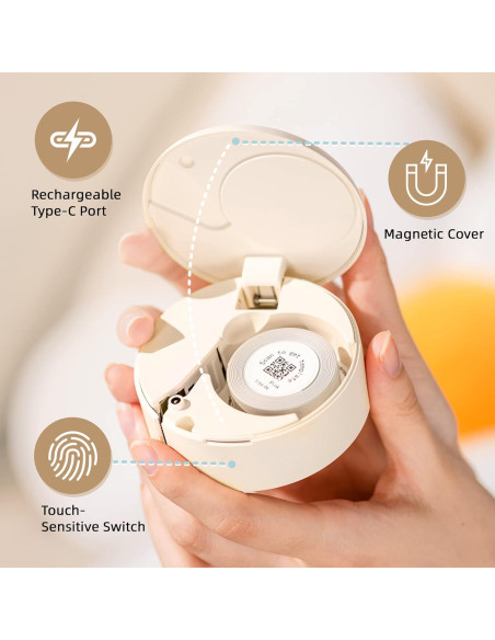 Impresora de Etiquetas HPRT H11 Mini Bluetooth 203 dpi Beige