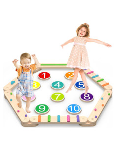 Viga de Equilibrio Montessori HAFTKD - Juego Activo para Niños