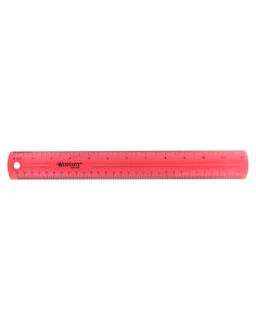 Regla de Plástico Westcott Jeweltone 30.48 cm Rosa