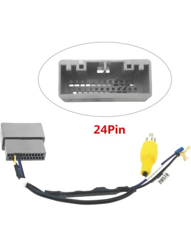 Adaptador de cámara de reversa 24 pines Honda CRV Fit
