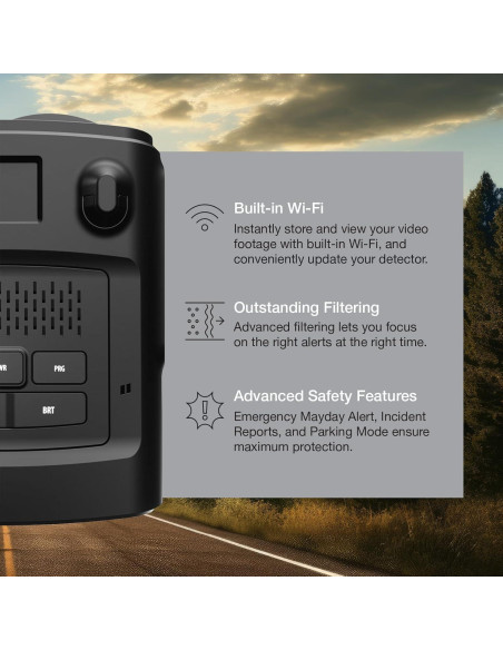 Detector de Radar y Cámara de Tablero Escort MAXcam 360c