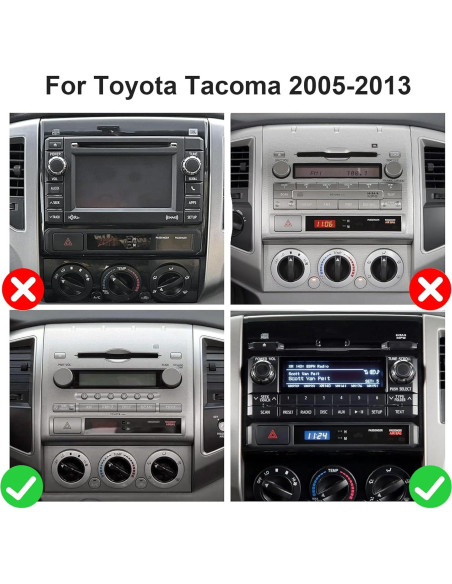 Estéreo de Coche AUMUME Android 13 9" para Toyota Tacoma 2005-2013