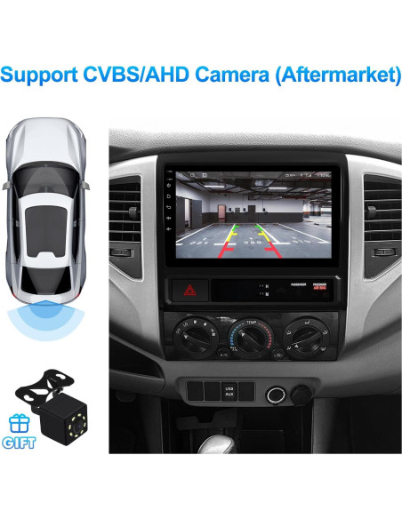 Estéreo de Coche AUMUME Android 13 9" para Toyota Tacoma 2005-2013