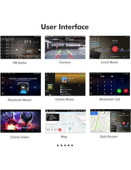 Estéreo de Coche AUMUME Android 13 9" para Toyota Tacoma 2005-2013