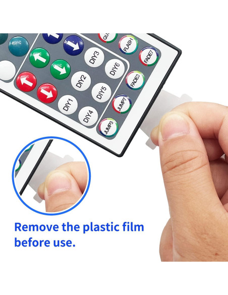 Controlador de Luces LED FONEWE 24V con Control Remoto 44 Teclas