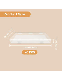 Organizador de Almacenamiento de Leche Materna Itechpanda 6 Pcs 2