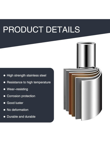 Silenciador de Escape Jewkot Acero Inoxidable Recto Azul