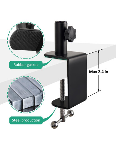 Soporte de Micrófono AT2020 Ajustable con Montura de Choque