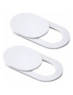 Cubierta de Webcam Deslizante NXVX - 2 Paquete Blanco Ultra Delgado