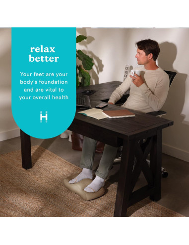 Masajeador de reposapiés HoMedics Comfy, vibraciones, 20x38cm