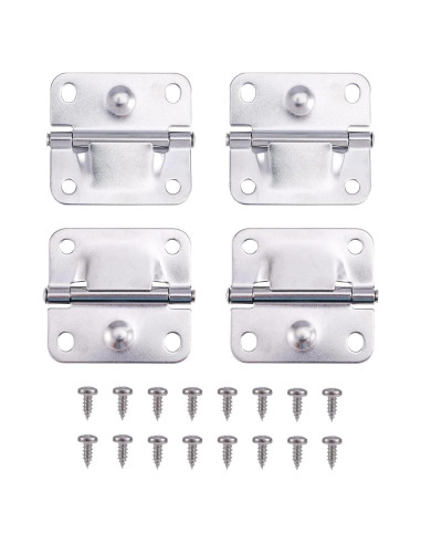 4 Bisagras de Acero Inoxidable Tinoaly para Enfriadores Coleman