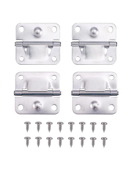 4 Bisagras de Acero Inoxidable Tinoaly para Enfriadores Coleman