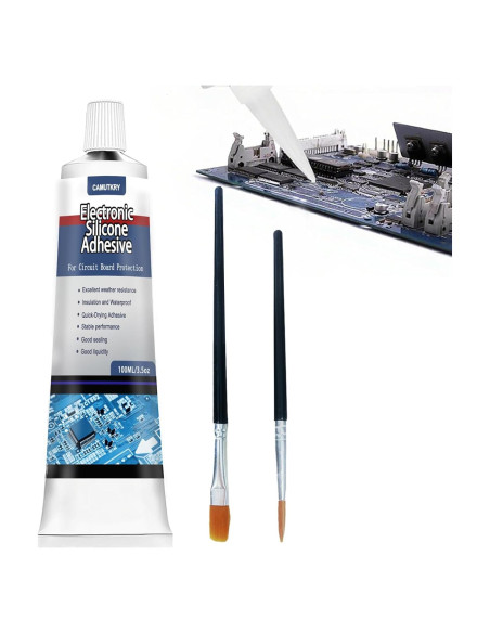 Sellador de Silicona Electrónica CAMUTKRY 100ml Impermeable