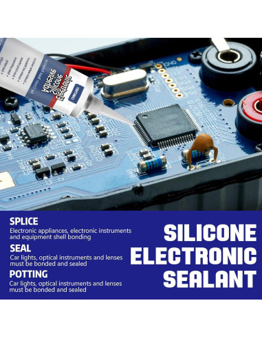Sellador de Silicona Electrónica CAMUTKRY 100ml Impermeable