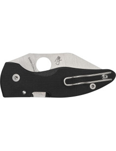 Cuchillo Plegable Spyderco Microjimbo C264GP Negro G-10 9.84cm 2
