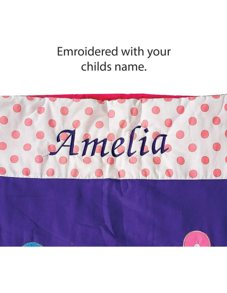 Saco de dormir Lillian Vernon 76x152 cm para niños - Algodón suave