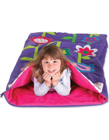 Saco de dormir Lillian Vernon 76x152 cm para niños - Algodón suave