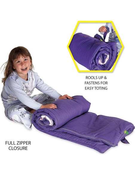 Saco de dormir Lillian Vernon 76x152 cm para niños - Algodón suave