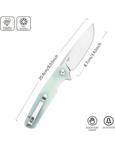 Cuchillo Plegable Sitivien ST102 Acero D2 Mango G10 20.5 cm 2